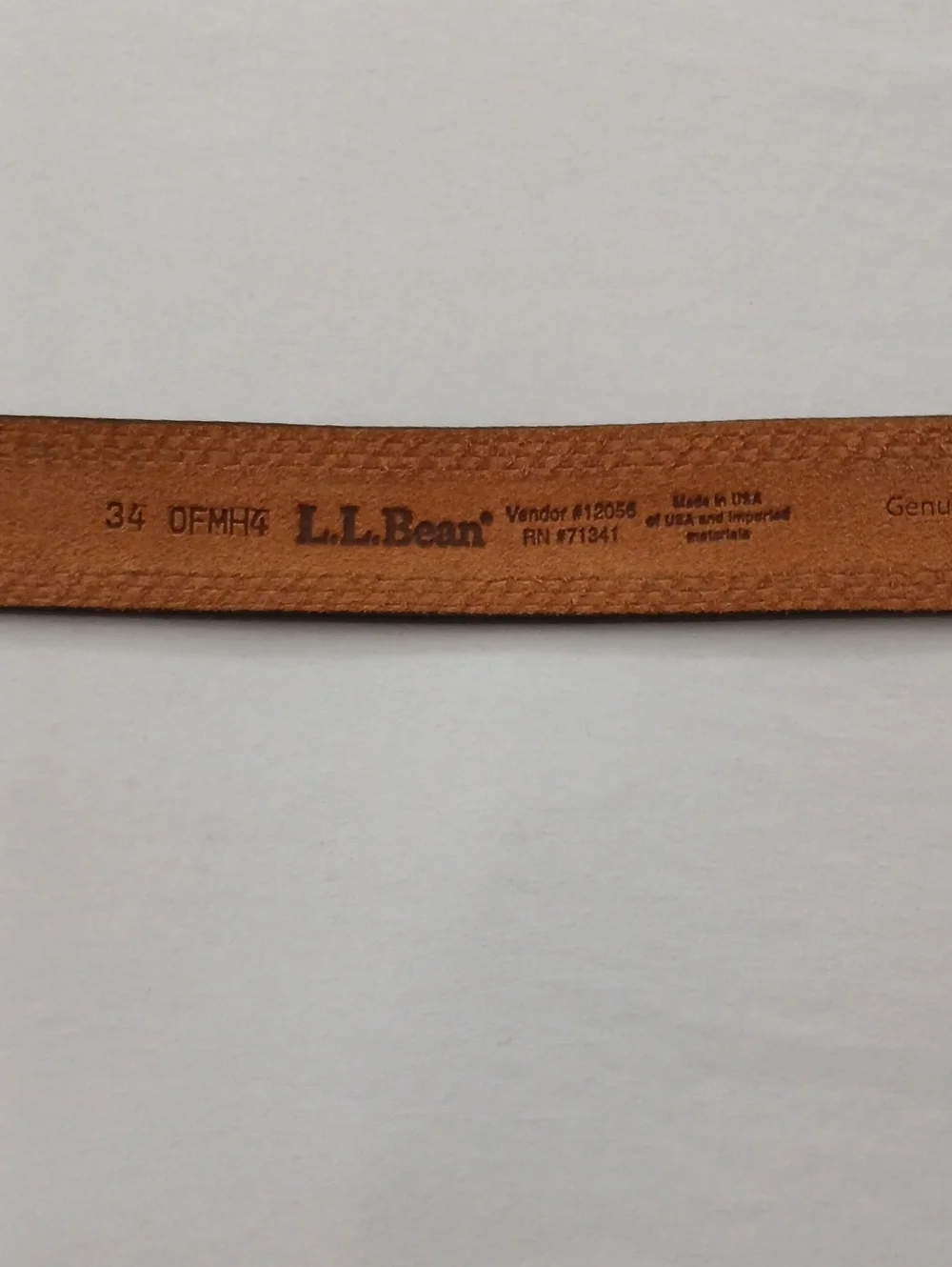 L.L.Bean Leather Belt